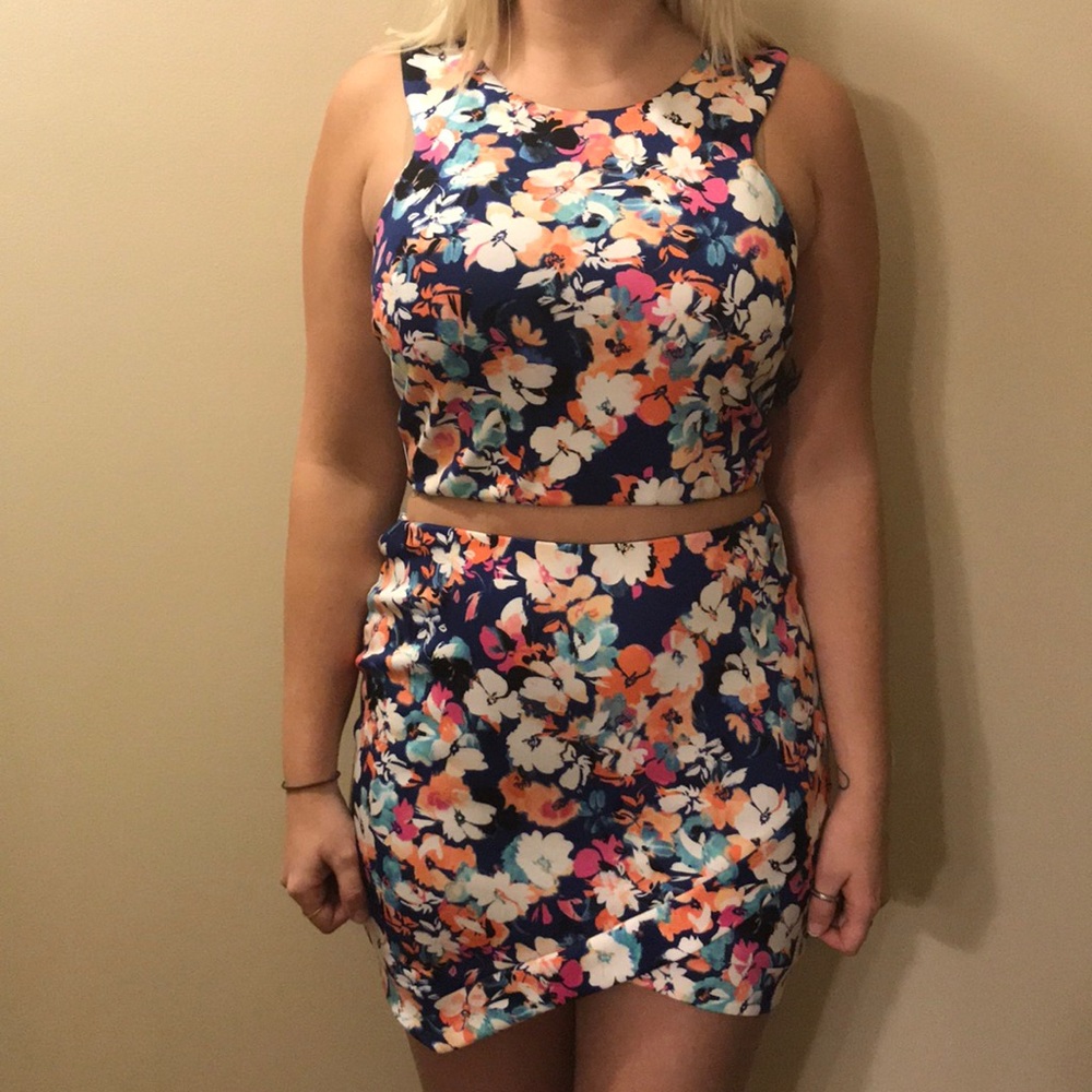 Floral two piece